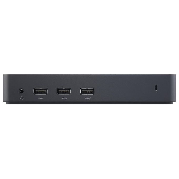 Dell D3100 Replicatore di Porte e Docking Station per Notebook Cablato Usb 3.2 Gen 1 Type-b Nero