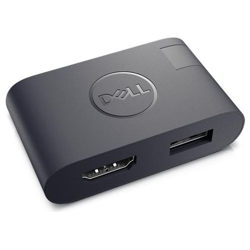 Dell DA20 USB Tipo-C HDMI  USB Nero