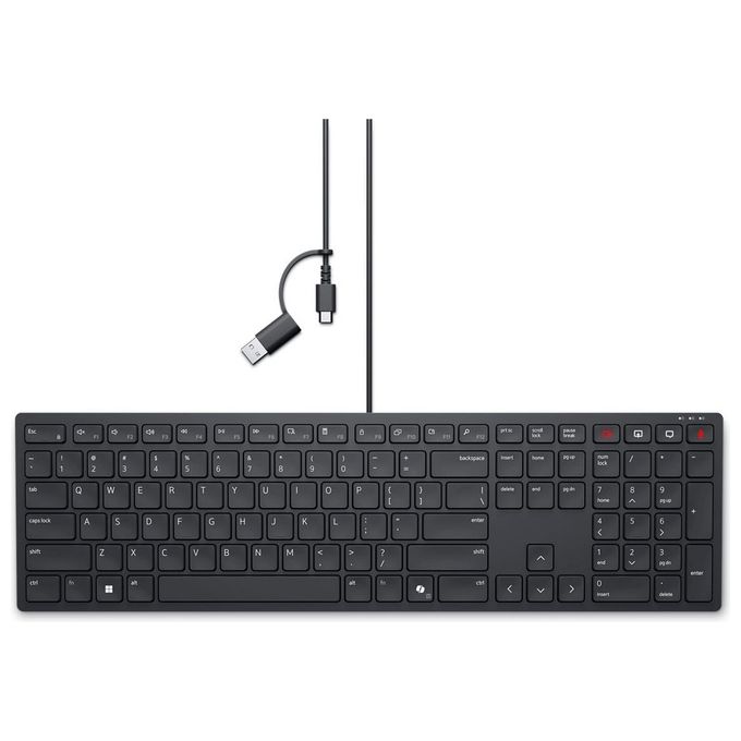 immagine di Dell KB525C Tastiera Ufficio USB QWERTY Italiano (Nero)