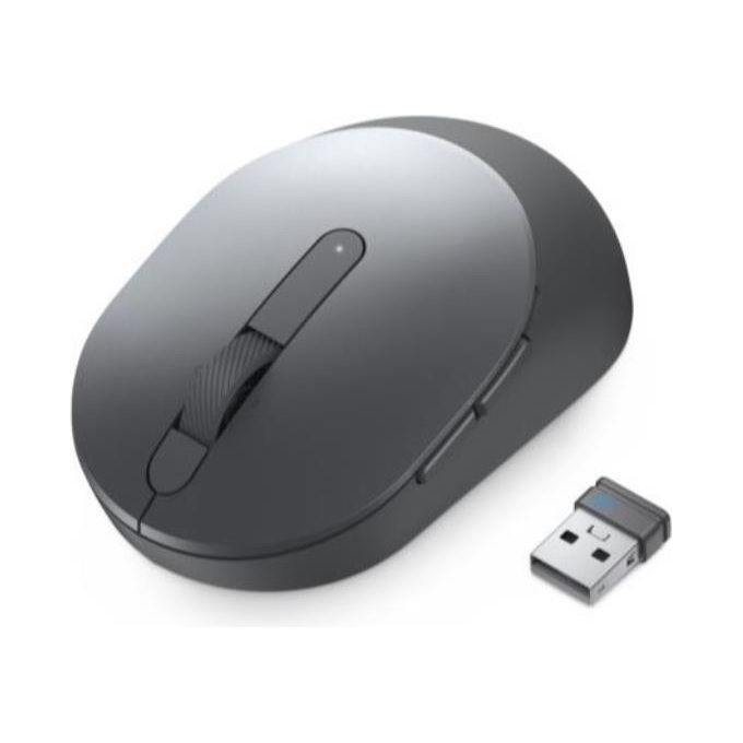 Dell MS5120W Mouse Wireless A RF + Bluetooth Ottico 1600Dpi Mano Destra Titan Gray