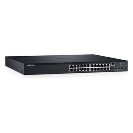 Networking N1524P Switch L2+ gestito 24 x 10/100/1000 + 4 x 10 Gigabit SFP+ montabile su rack PoE+
