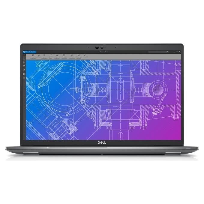 Dell Precision 3570 Notebook, Processore Intel Core i5-1235U, Ram 16Gb, Hdd 512Gb SSD, Display 15.6'', Windows 10 Pro