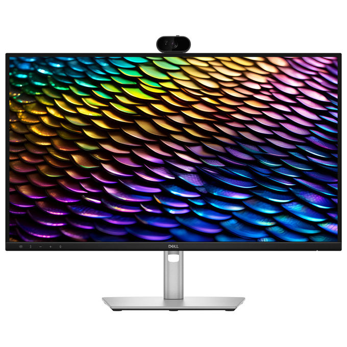 Dell monitor per videoconferenze 27 pollici P2726DEB IPS QHD 2560x1440 webcam 4MP altoparlanti USB-C 90W nero