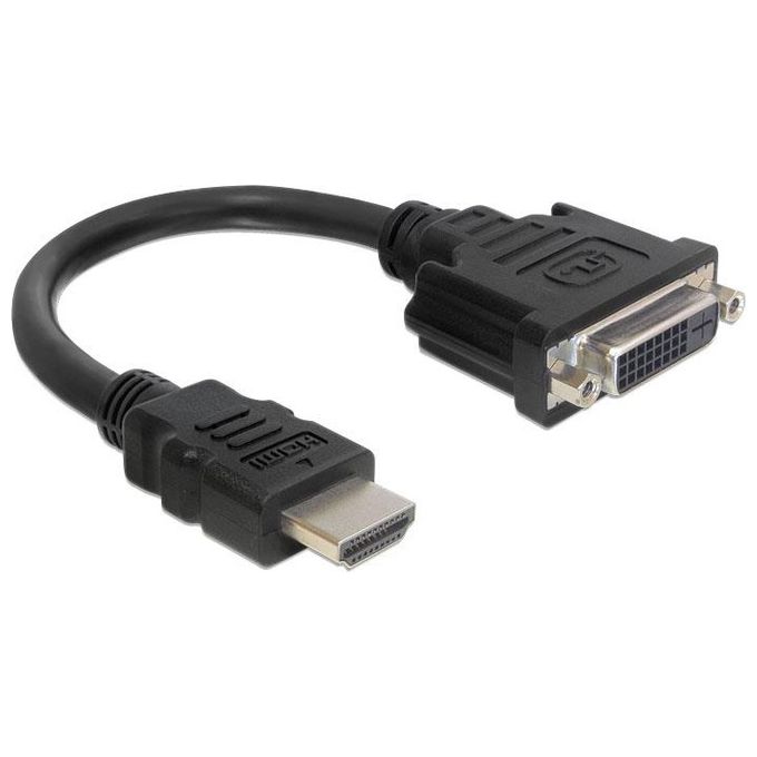 DeLOCK 4 Adattatori HDMI Maschio a DVI 241 20cm