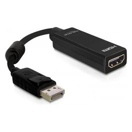 DeLOCK 61849 Adattatore Video 0.125mt DisplayPort HDMI tipo A Standard Nero