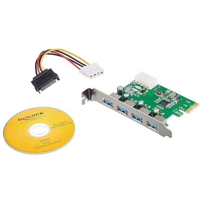 DeLOCK 89363 Scheda di Interfaccia e Adattatore Interno USB 3.2 Gen 1