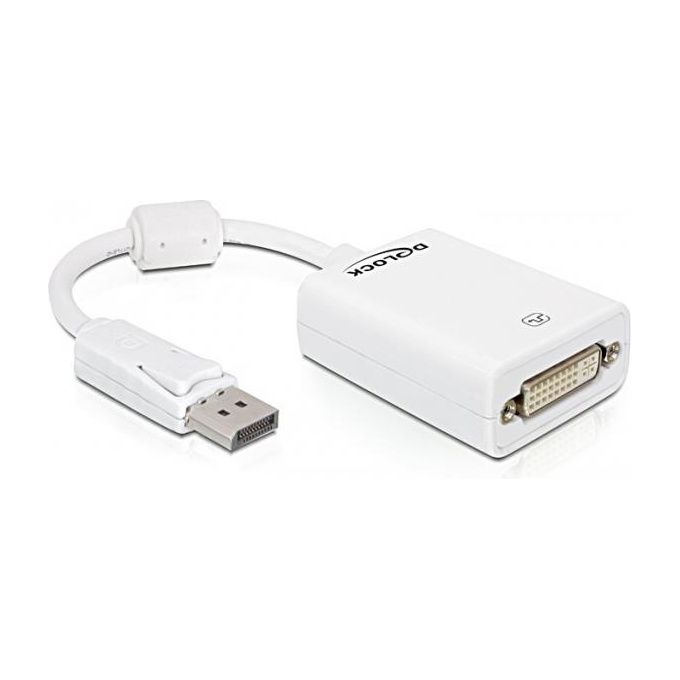 Image of DeLOCK Adattatore DisplayPort DVI-I Bianco