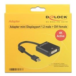 DeLOCK Adattatore Video 0.2mt Mini DisplayPort DVI-I Nero