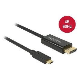 DeLOCK Adattatore Video 3mt USB tipo-C DisplayPort Nero