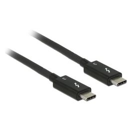 DeLOCK Connettore del Cavo USB Thunderbolt 3 (40 GB/s) Connettore Passivo 0.5mt 5 A Nero