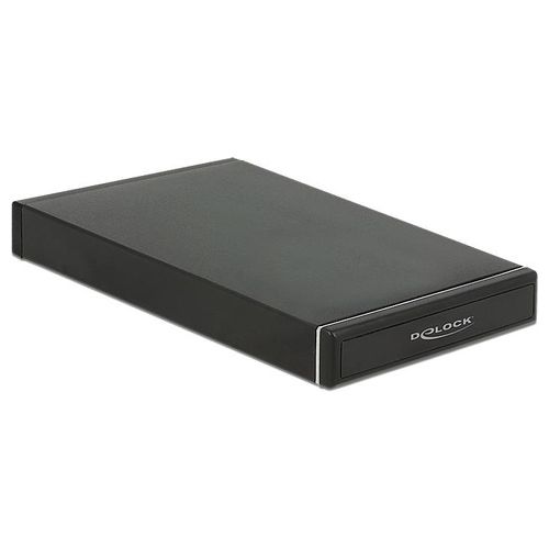 DeLOCK Contenitore di Unita' di Archiviazione Box Esterno HDD/SSD Nero 2.5"