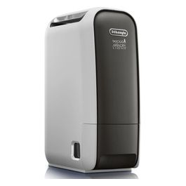 DeLonghi DNS65 Deumidificatore 6Litri/24h 34Db con Timer Swing Ionizzatore Grigio/Nero