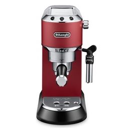 DeLonghi EC685.R Dedica Style Macchina da Caffe' Sistema Manuale Potenza 1300 W Capacita' 1,1 Litri Thermoblock Cappuccino System Rosso