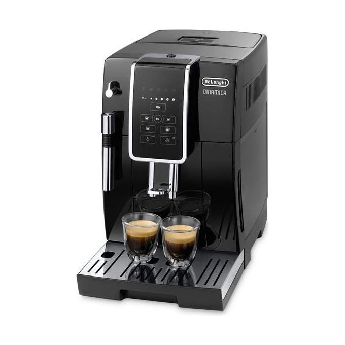 DeLonghi ECAM35015.B Dinamica Macchina da Caffe' Sistema Automatico Potenza 1450 W Capacita' 1,8 Litri Display LCD Vapore Rapido LatteCrema System Nero