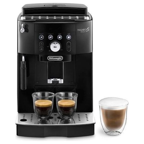 DeLonghi ECAM230.13.B Perfetto Magnifica S Smart Macchina da Caffè Automatica Nero con Decalcificante e Bicchieri