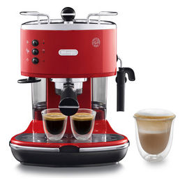 De longhi macchina espresso manuale icona classic eco311r rossa 15 bar 14 l 1100w