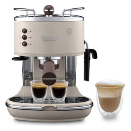 De'Longhi Icona Vintage ECOV 311.BG, Macchina Espresso, Beige, 1.4 L