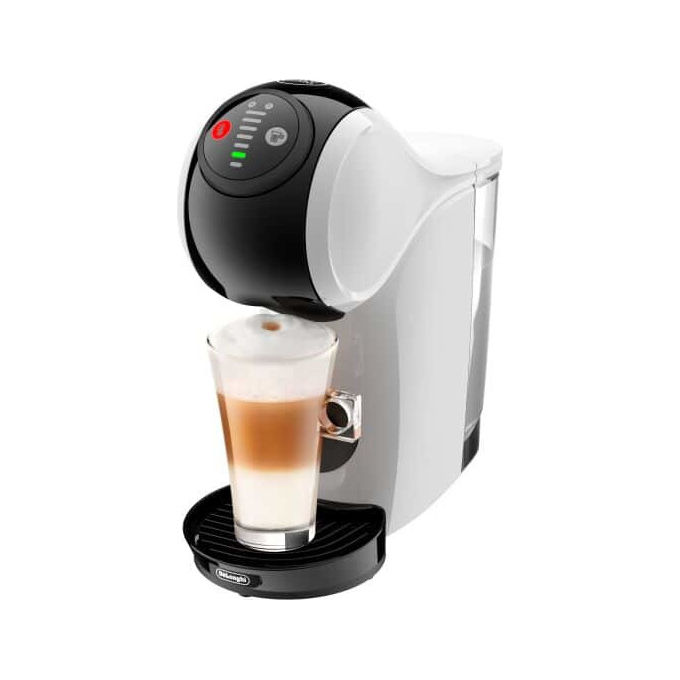 De'Longhi Genio S, Macchina Caffe' Automatica a Capsule, 0.8 L, Bianca e Nera