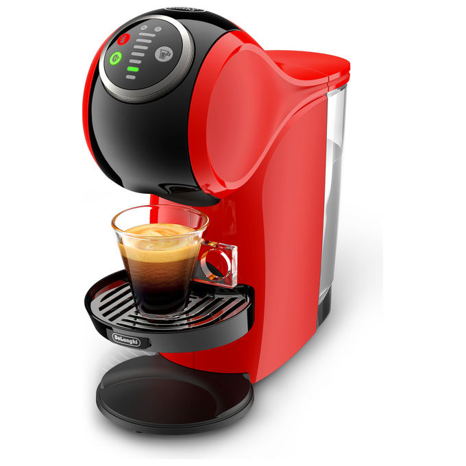 De longhi genio s plus edg315r macchina caffe dolce gusto automatica rossa nera