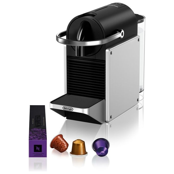 Image of DeLonghi EN 127.S Nespresso Pixie Argento Macchina per Caffe' a Capsule 1 Litro Automatica