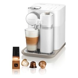 DeLonghi EN 640.W Gran Lattissima Macchina da caffè Nespresso Bianca Pannello Intuitivo Spegnimento Automatico