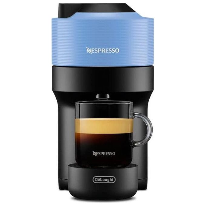 DeLonghi ENV 90.A Vertuo Pop Blu Macchina da Caffe' Sistema Capsule Nespresso Vertuo Serbatoio Acqua 0.56 Litri