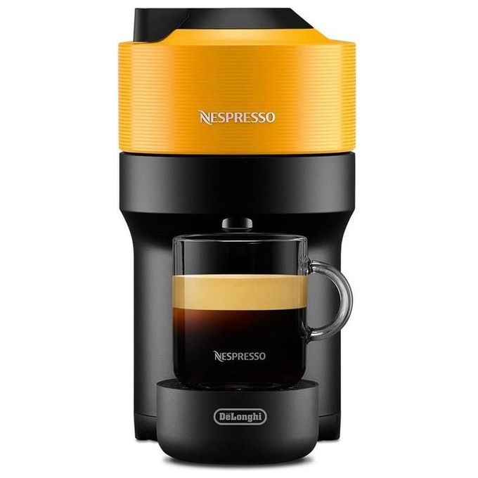 DeLonghi ENV 90.Y Vertuo Pop Giallo Macchina da Caffe' Sistema Capsule Nespresso Vertuo Serbatoio Acqua 0.56 Litri