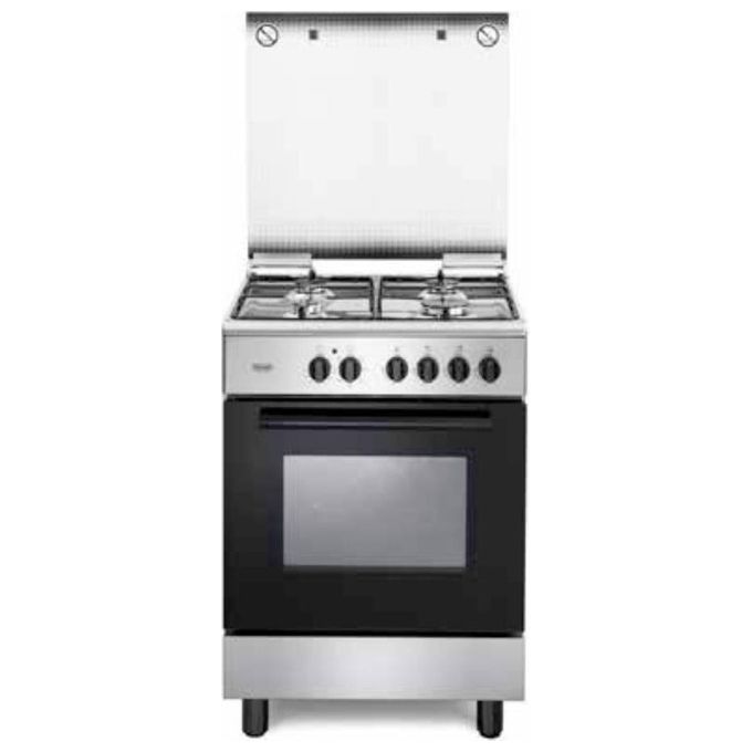 DeLonghi FMX 64 ED Cucina a Gas con Forno Elettrico Linea Design 4 Fuochi Classe energetica A 6 Funzioni 60x60 cm Acciaio Inox