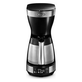 ICM16731 Autentica Macchina da Caffe' Sistema con Filtro Potenza 1200 W Capacita' 1,25 Litri Display LCD Nero