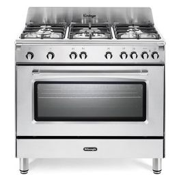 MGV965XXED2 Cucina da Accosto 5 Fuochi Forno a Gas Capacita' 115 Litri Classe energetica A Vano Scaldavivande 6 Funzioni 90 cm Inox