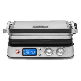 DeLonghi Multigrill Griglia Elettrica 2000W Nero/Metallico