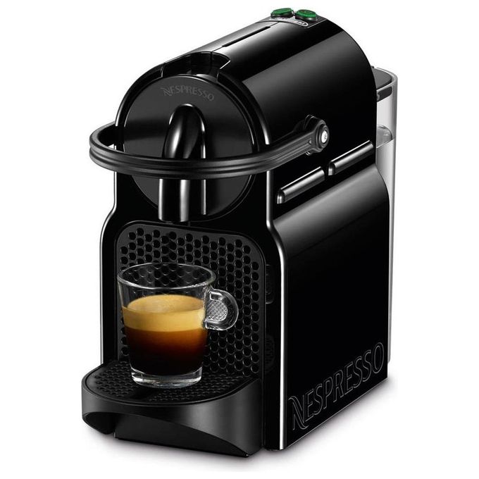 DeLonghi EN80.BAE Inissia+Aeroccino Macchina da Caffe' Sistema Nespresso Capacita' 0,7 Litri Potenza 1260 W Compact Flow Stop Nero