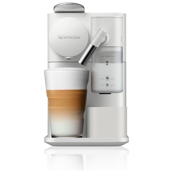 Image of DeLonghi Nespresso Lattissima One Evo Macchina da Caffe' a Capsule Monodose Montalatte Automatica 1450W Bianco