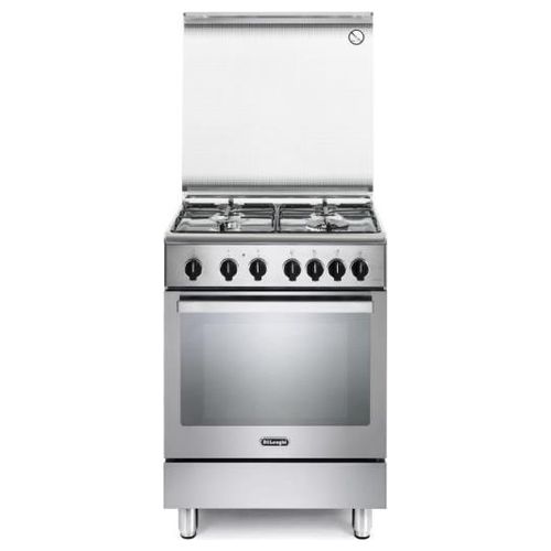 PEMA 64 L Cucina a Gas Inox e Nero