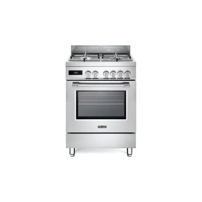 DeLonghi PRO 66 MAL PZ Cucina a Gas Inox e Nero