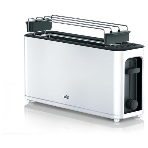 DeLonghi PurEase Toaster HT 3110 WH Tostapane Nero/Bianco 1000W