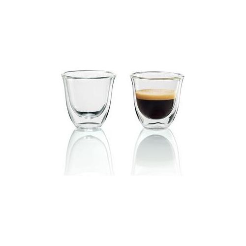 DeLonghi Set Espresso Tazzine Espresso con Doppia Parete Termica 60ml