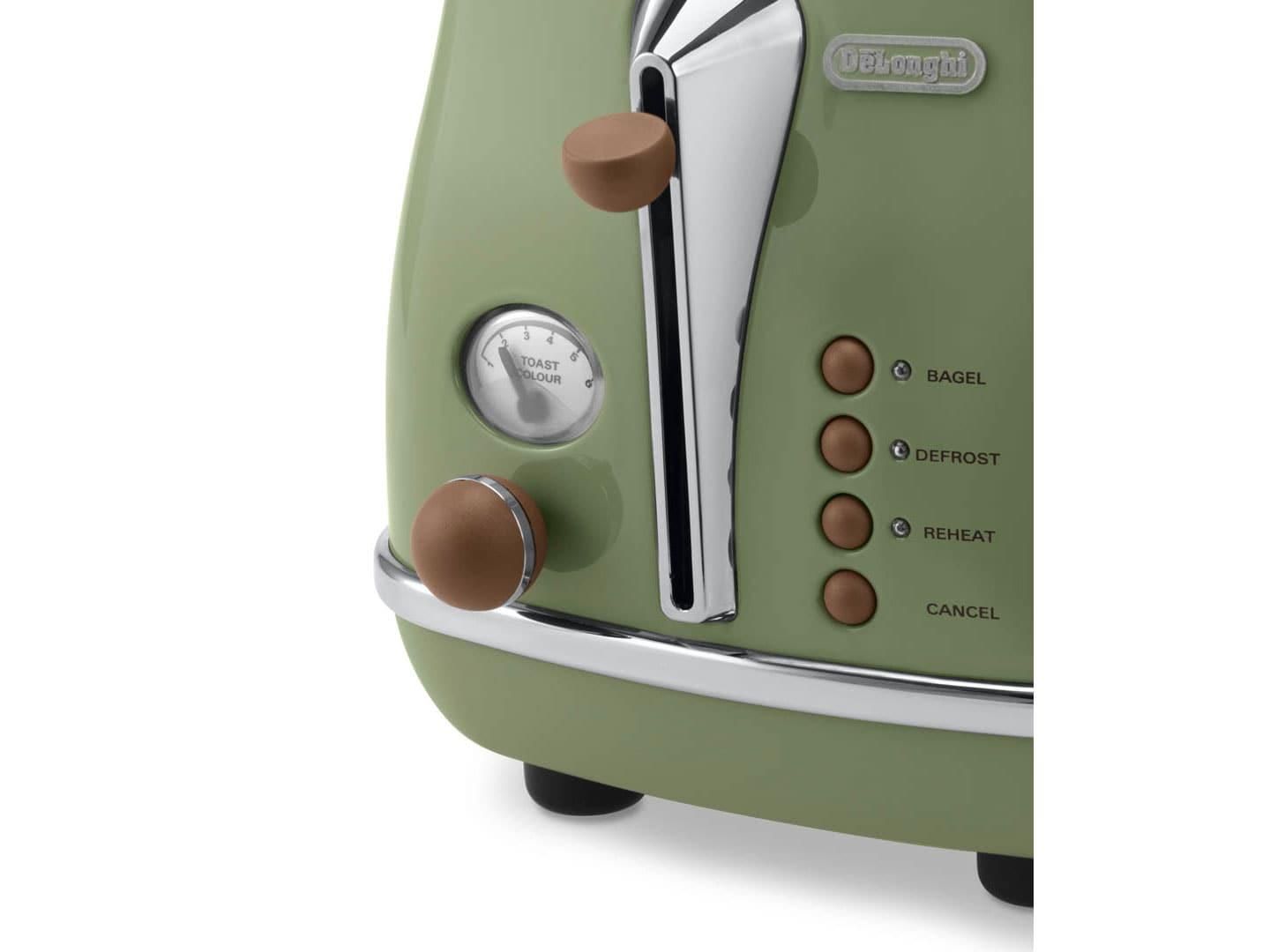  DE LONGHI Tostapane Ariete Vintage 550 W con accessorio  scalda brioche nero