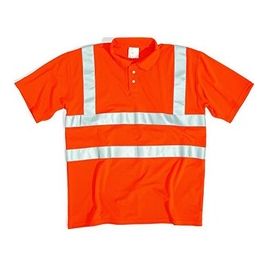Deltaplus Polo Panoply Offshore-Hv Taglia M Arancio Fluo