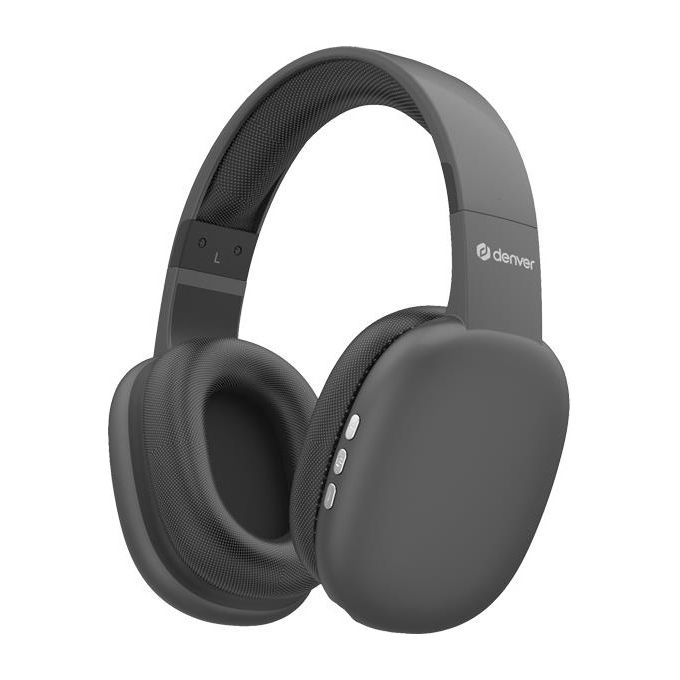 Denver BTH-252 Cuffia a Padiglione Wireless Nero