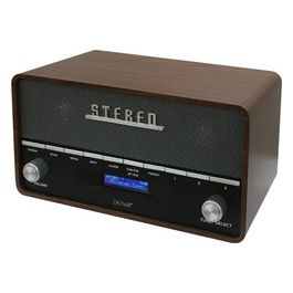 Denver DAB-36 Radio Digitale Retro con Funzione Bluetooth Nero