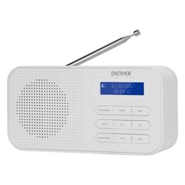 Denver DAB-42 Radio Digitale DAB  e FM Bianco