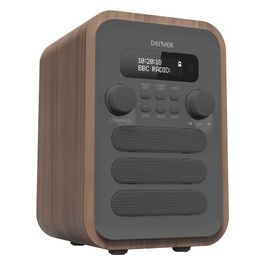 Denver DAB-48 Radio con Sintonizzatore FM e Bluetooth Grigio