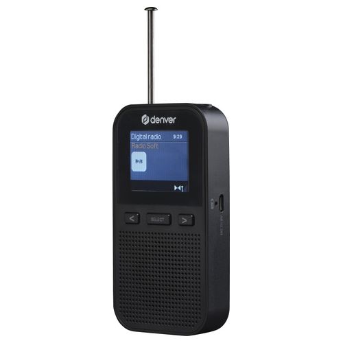 Denver DAH-126 Pocket Dab/FM Radio con Batteria Ricaricabile