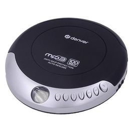 Denver DMP-391 Lettore CD Portatile Compatibile con Cd Cd-R e Cd/RW Funzione Anti-Shock Cuffie Incluse