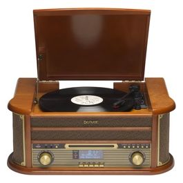 MRD-51 Giradischi Radio Digitale DAB Retro' Marrone