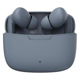 TWE-47 True Wireless Earbuds con Custodia di Ricarica Grigio