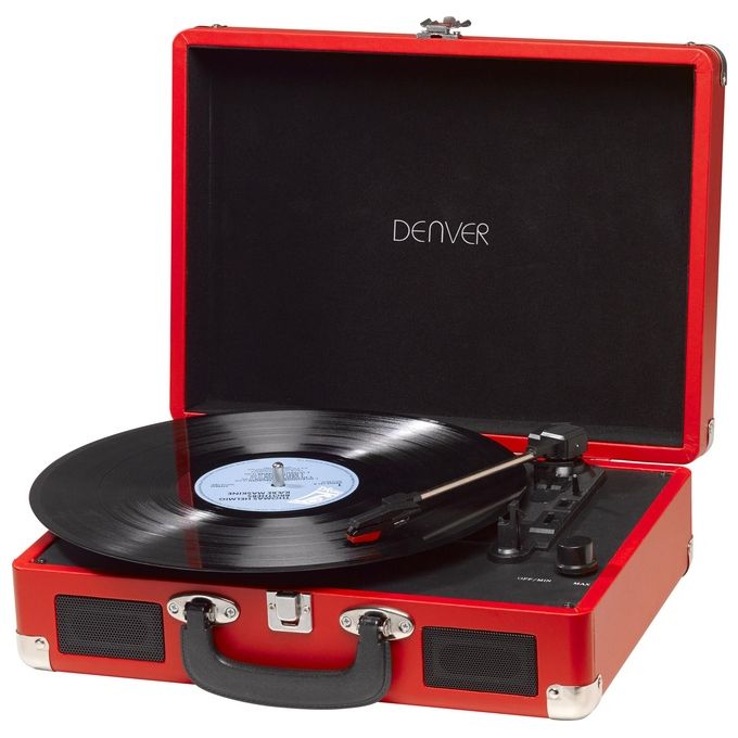 Denver VPL-120 Giradischi Rosso