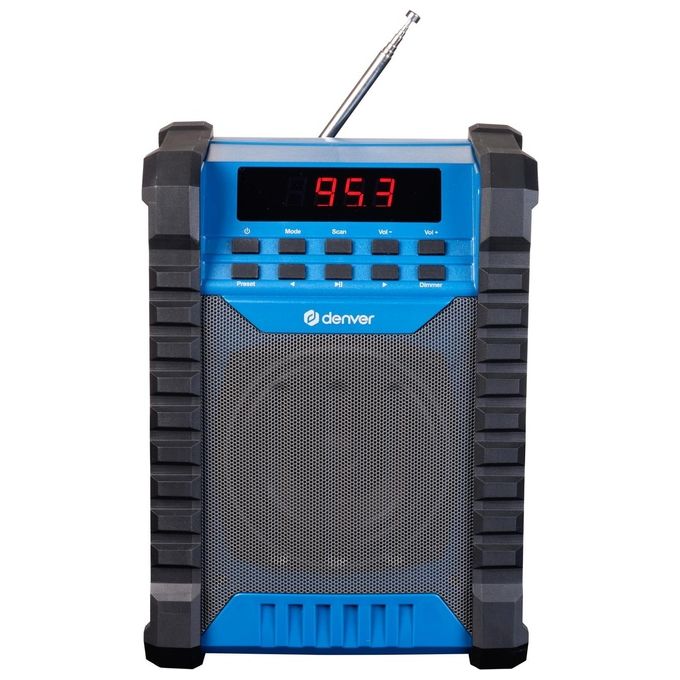 Denver WRB-60 Radio Portatile a FM con Design Compatto e Facile da Usare