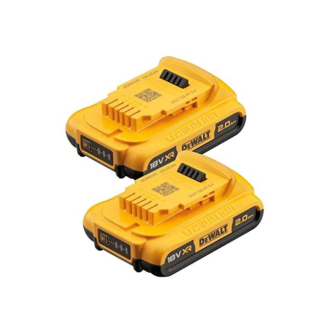 DeWalt DCB183D2-XJ 18V 2Ah Set batterie